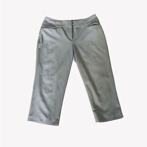Maurices I Am Polished Gray Cropped Dress Pants Size 7/8